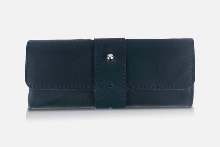 Folk Creations Watch Accessories Olive Green 4-Slots Watch Roll-Up Travel Case 4-slot-watch-roll-up-travel-case-green free shipping india-cash on delivery