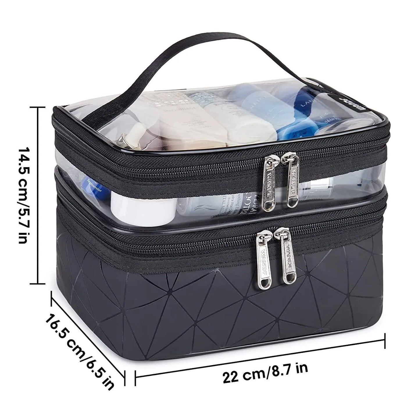 Folk Creations Double Layer Cosmetic Bag double-layer-cosmetic-bag free shipping india-cash on delivery