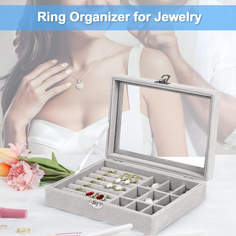 Folk Creations Jewellery Organiser Display Storage Box ring-storage-box