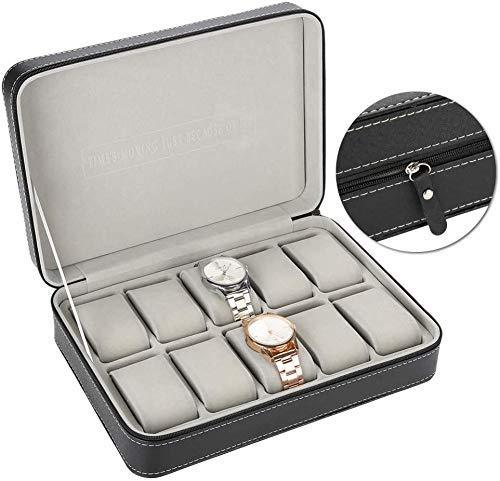 Folk Creations Watch Accessories Stylish Watch Organizer Box | Zipper Case