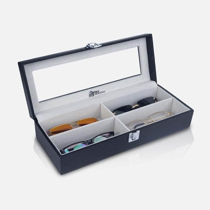 Folk Creations Sunglasses Organizer 4 Slots Sunglasses Organizer Box sunglass-box-acr-4slots free shipping india-cash on delivery