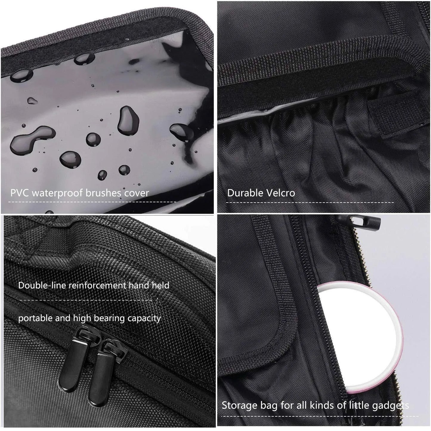Folk Creations makeup bag Travel Makeup Organizer Bag makeup-organizer-black free shipping india-cash on delivery