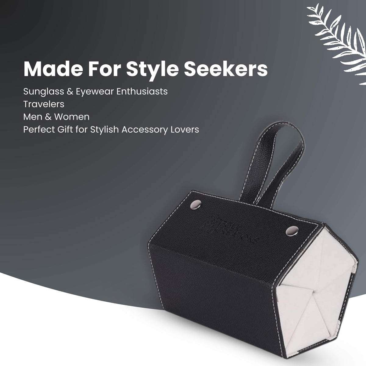 Folk Creations Sunglasses Organizer 5 Slot Multipurpose Sunglasses Organizer Case With Mirror sunglasses-organizer-5-slots free shipping india-cash on delivery