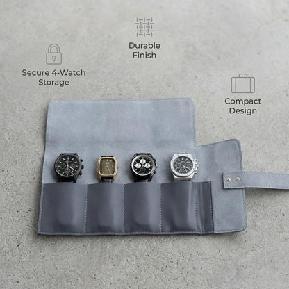 4-Slots Travel Watch Roll-Up