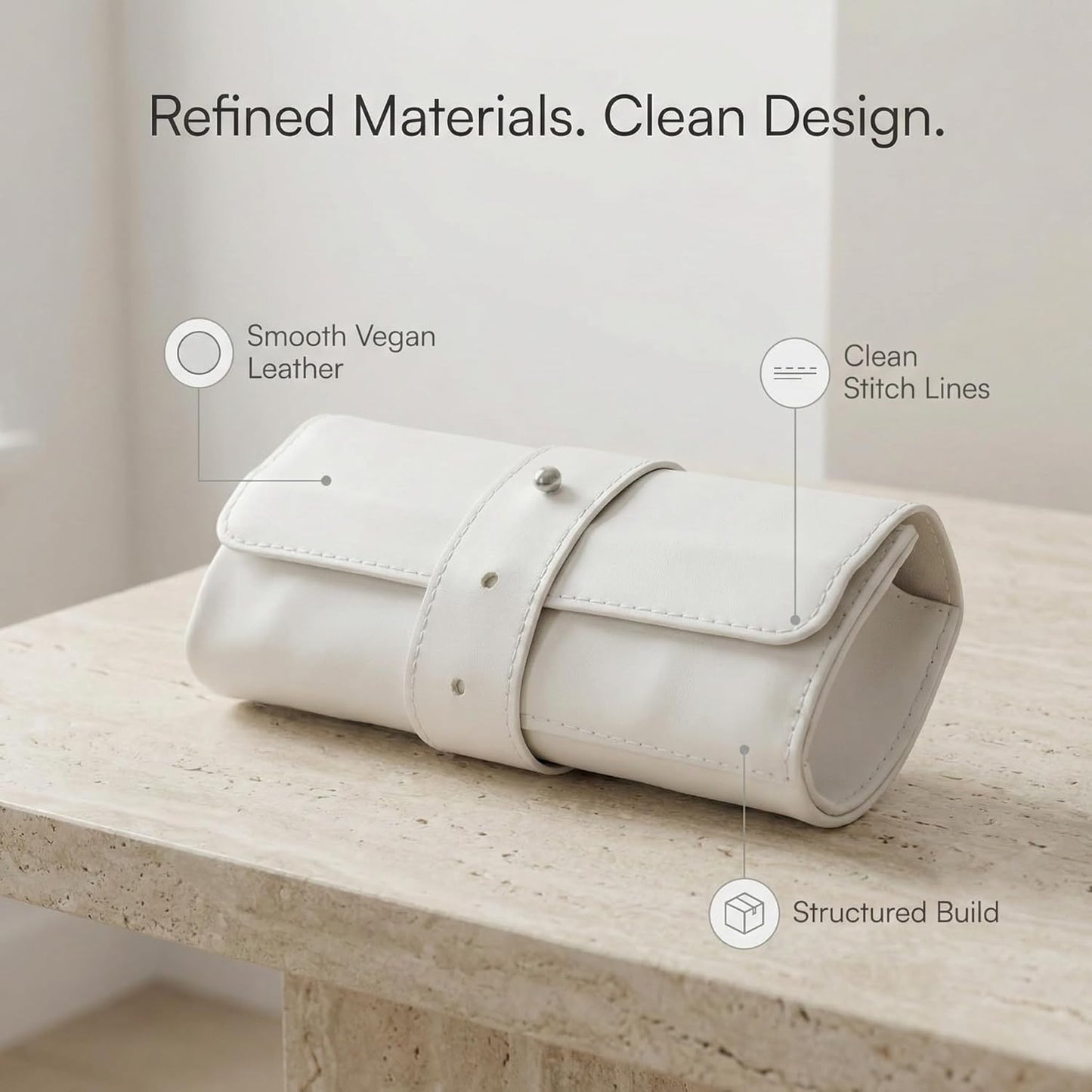 4-Slots Travel Watch Roll-Up