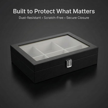 Limited Edition 6-Slot Belt Organizer Box