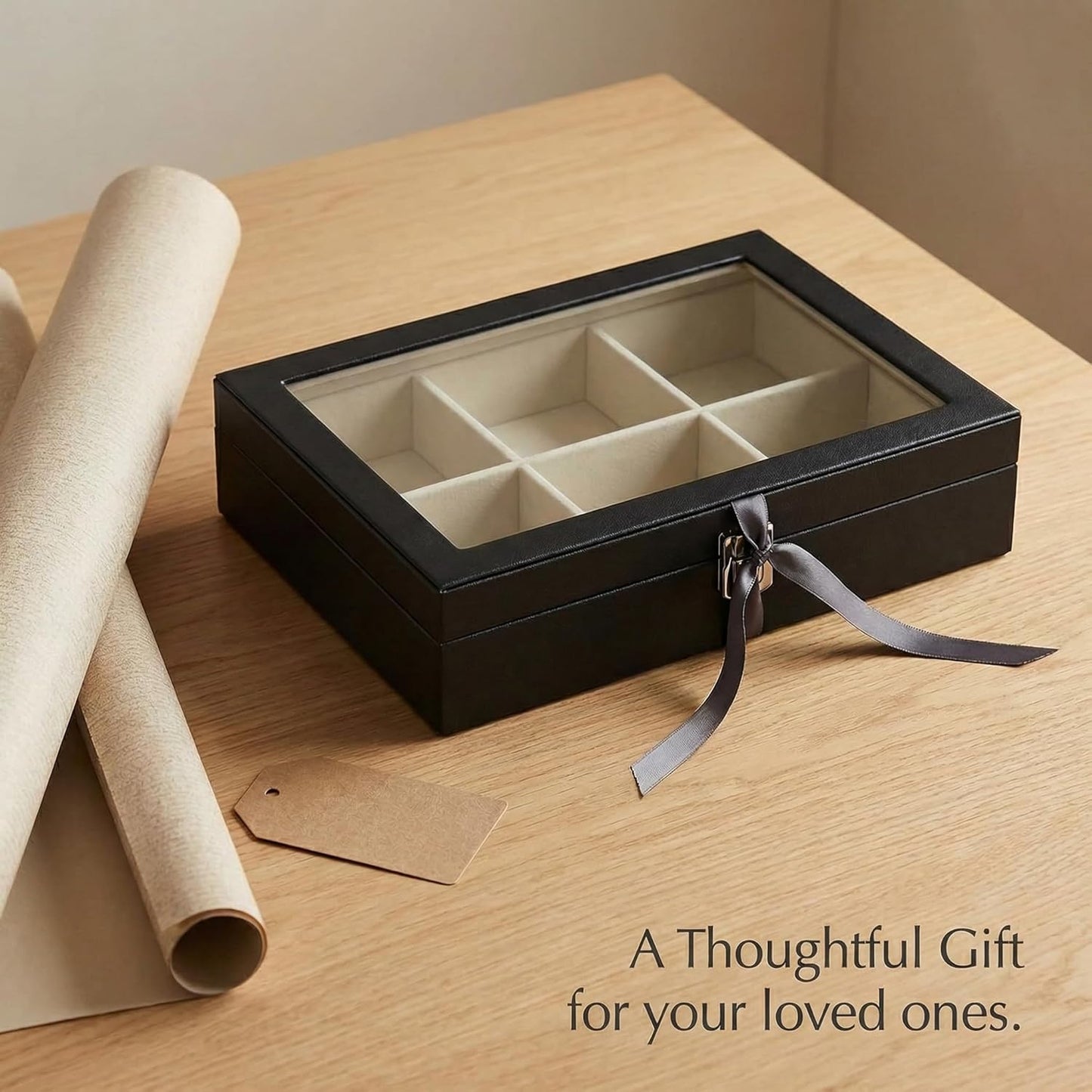 Limited Edition 6-Slot Belt Organizer Box