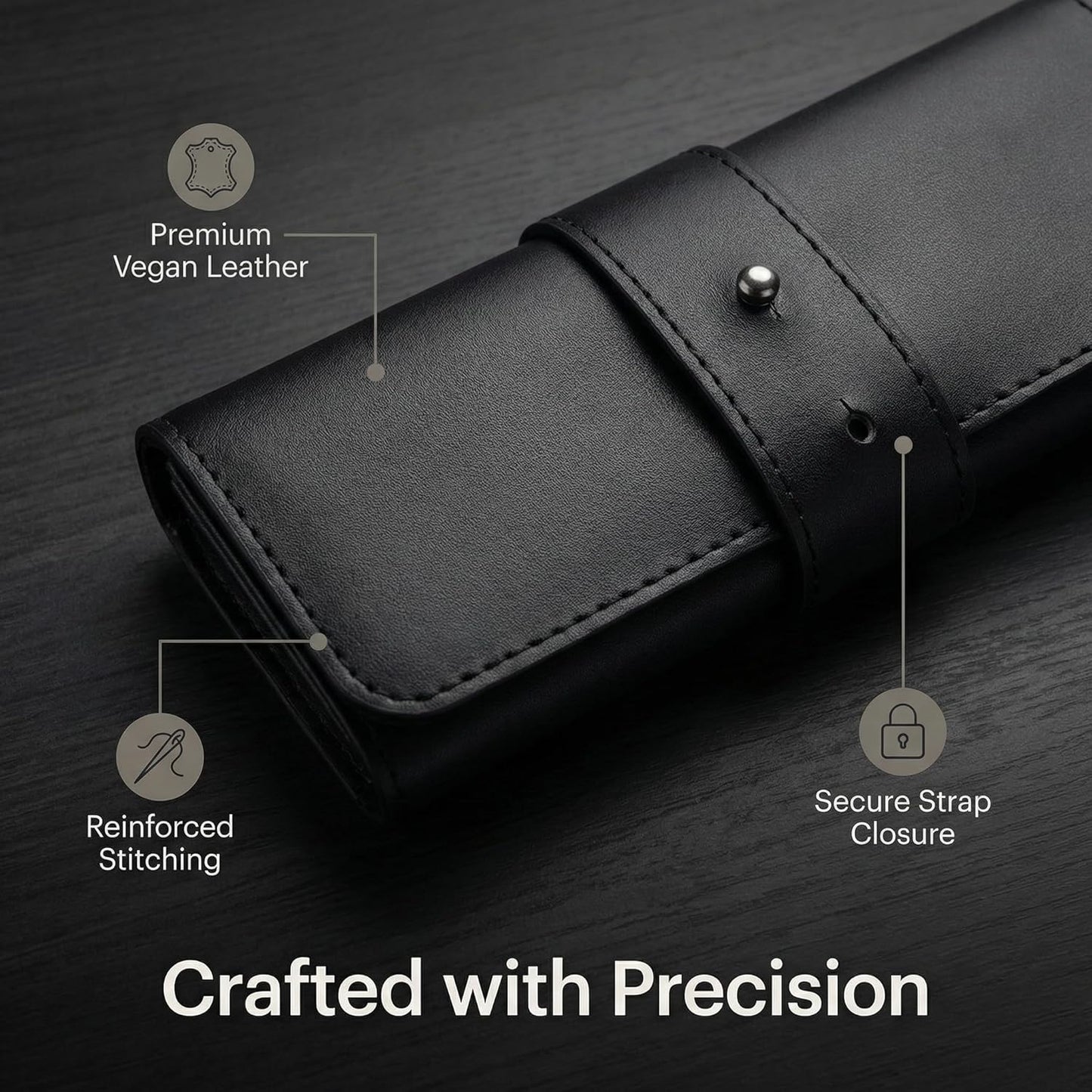 4-Slots Travel Watch Roll-Up