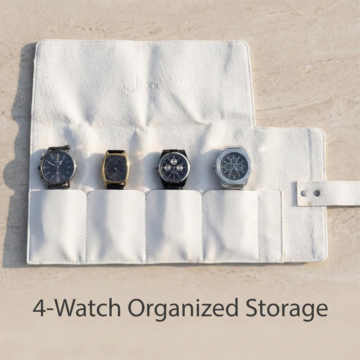 4-Slots Travel Watch Roll-Up