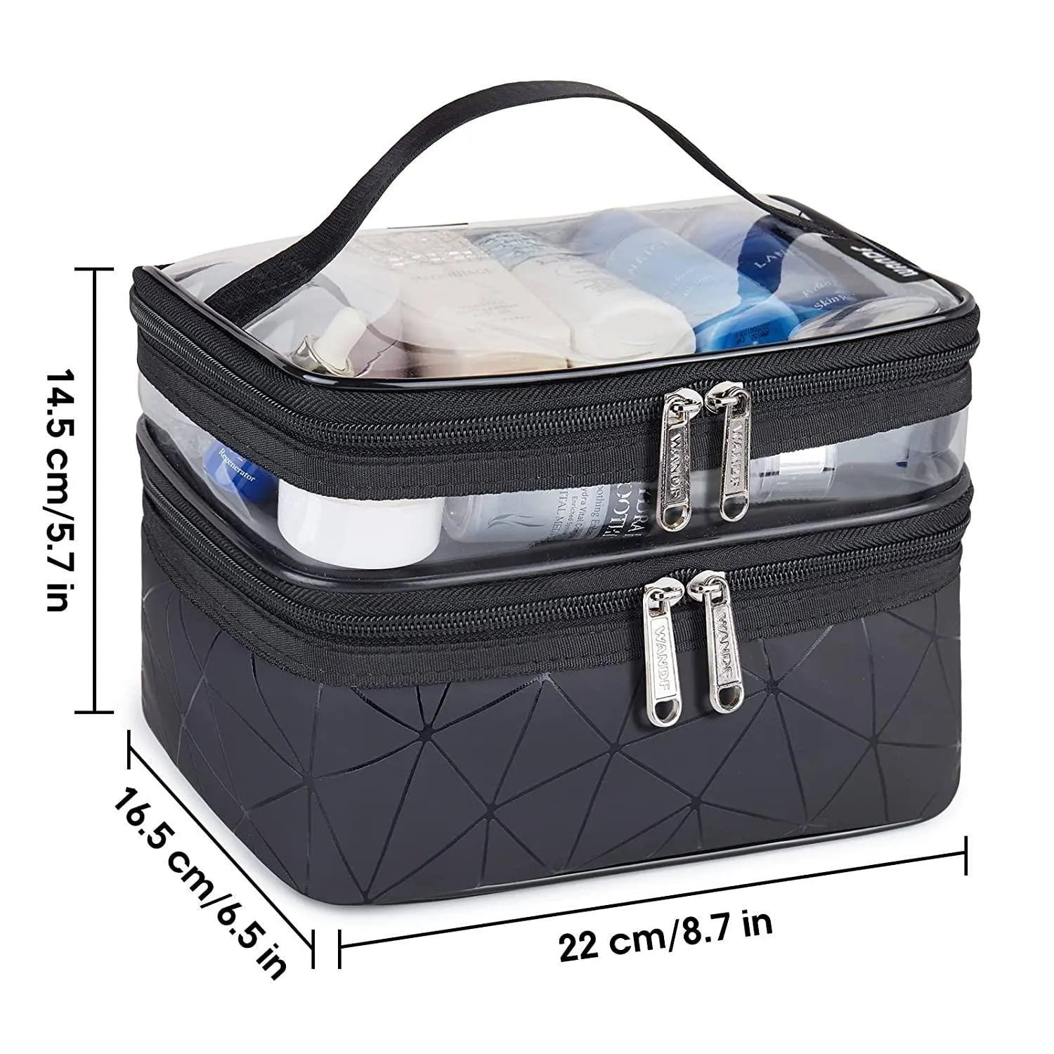 Folk Creations Double Layer Cosmetic Bag double-layer-cosmetic-bag free shipping india-cash on delivery