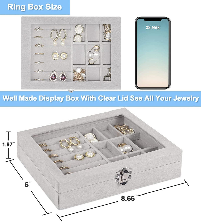 Folk Creations Jewellery Organiser Display Storage Box ring-storage-box