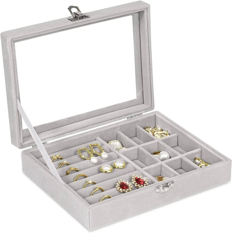 Folk Creations Jewellery Organiser Display Storage Box ring-storage-box free shipping india-cash on delivery