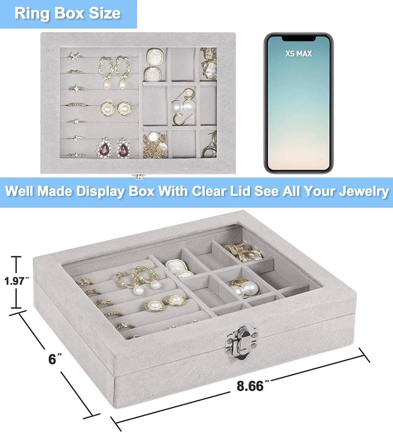 Folk Creations Jewellery Organiser Display Storage Box ring-storage-box free shipping india-cash on delivery