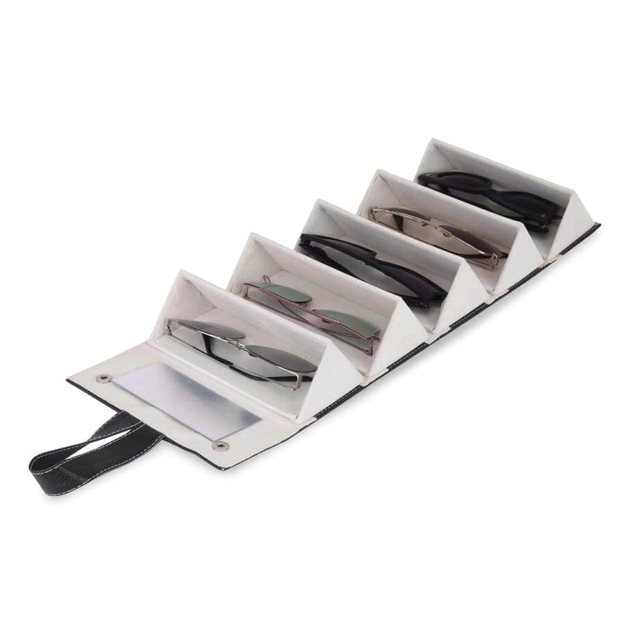 Folk Creations Sunglasses Organizer Luxury Sunglass Case with Mirror free shipping india-cash on delivery