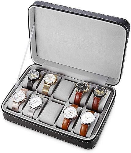 Folk Creations Watch Accessories Stylish Watch Organizer Box | Zipper Case free shipping india-cash on delivery