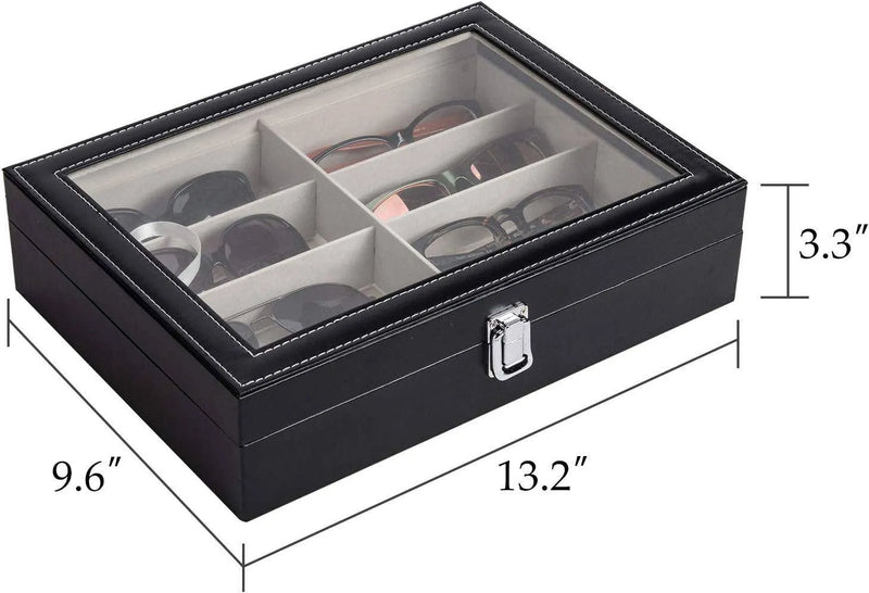 Folk Creations Sunglasses Organizer Sunglasses Organizer Box - 8 Slots sunglass-box-8slots free shipping india-cash on delivery