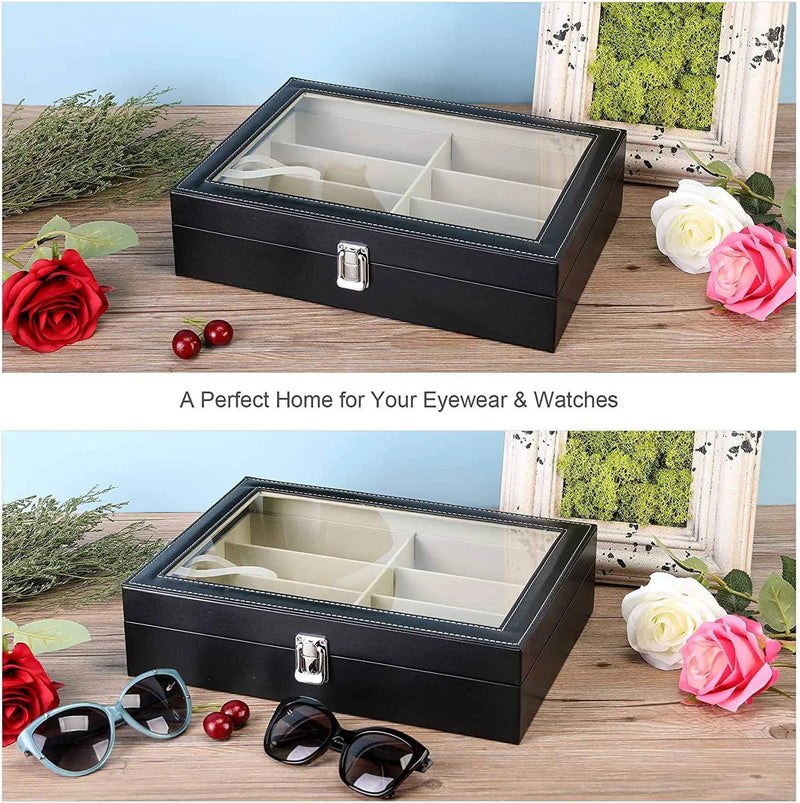 Folk Creations Sunglasses Organizer Sunglasses Organizer Box - 8 Slots sunglass-box-8slots free shipping india-cash on delivery