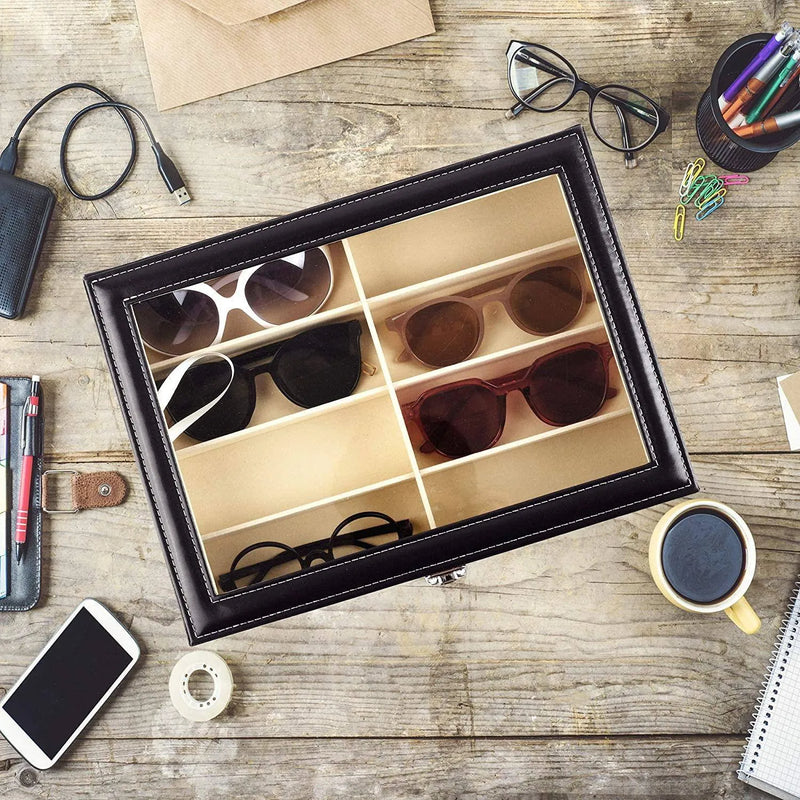 Folk Creations Sunglasses Organizer Sunglasses Organizer Box - 8 Slots sunglass-box-8slots free shipping india-cash on delivery